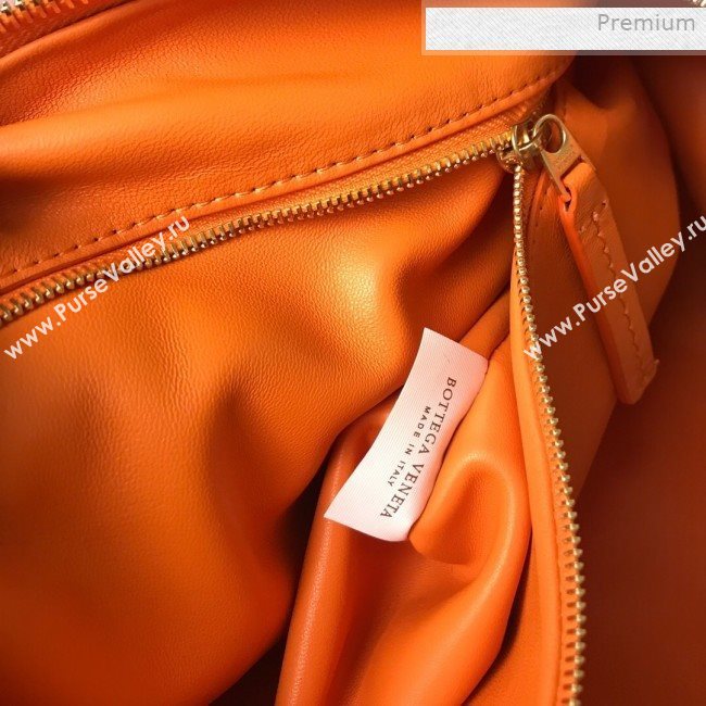 Bottega Veneta Medium BV Jodie Woven Lambskin Hobo Bag Orange 2020 (MS-0011331)