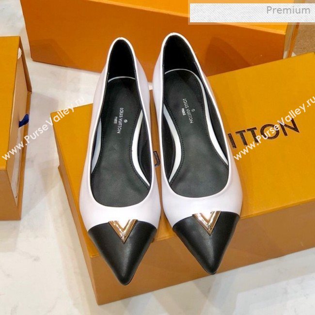 Louis Vuitton Heartbreaker V Charm Flat Ballerinas White 2020 (SY-0011403)