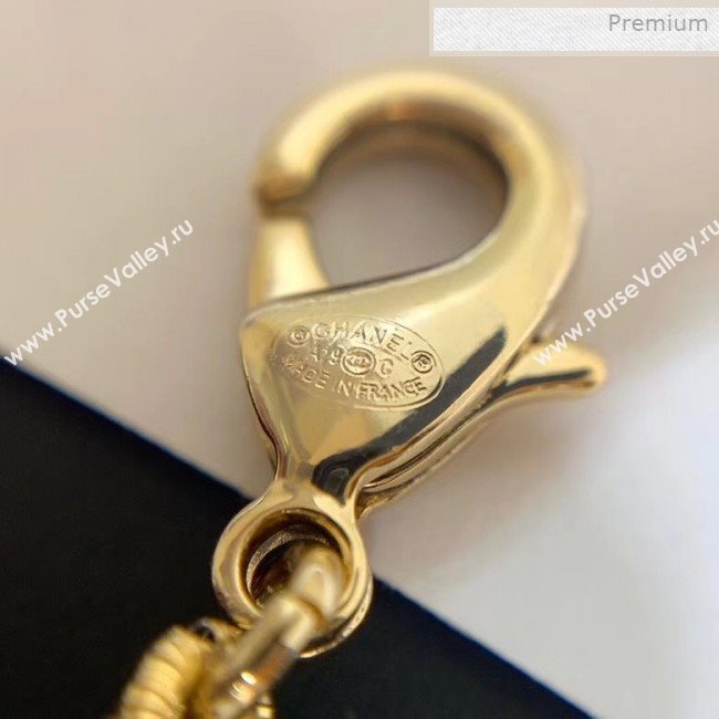 Chanel Pearl Leather Long Necklace AB2967 2019 (YF-0011416)