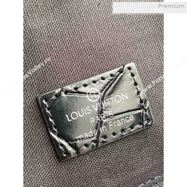 Louis Vuitton Mens Christopher PM Backpack in Monogram Canvas and Crocodile Leather M41379 2019 (KI-0011302)