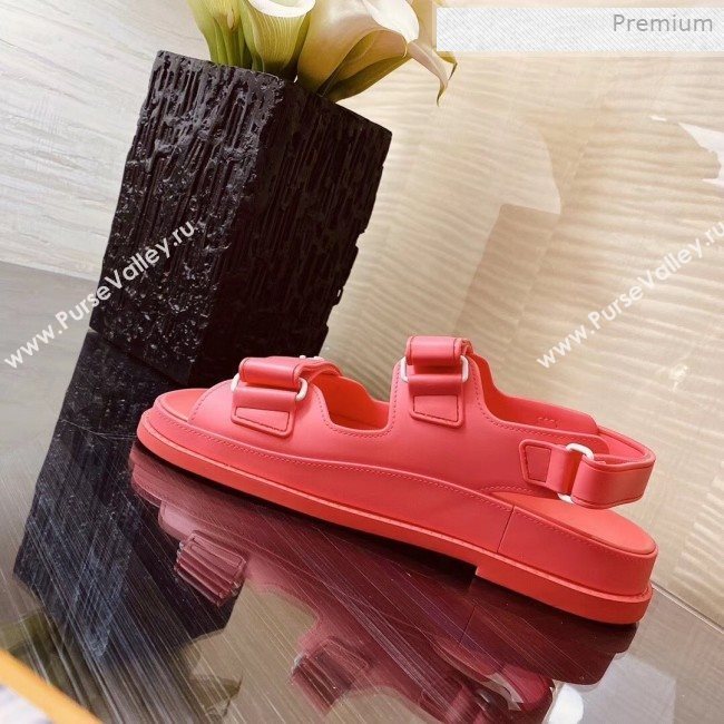 Chanel Strap Flat Sandals Red 2020 (MD-0011618)