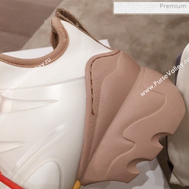 Dior D-Connect Neoprene Low-top Sneakers White/Orange 2019 (KL-0011637)