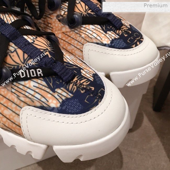 Dior D-Connect Butterfly Neoprene Low-top Sneakers Beige 2019 (KL-0011640)