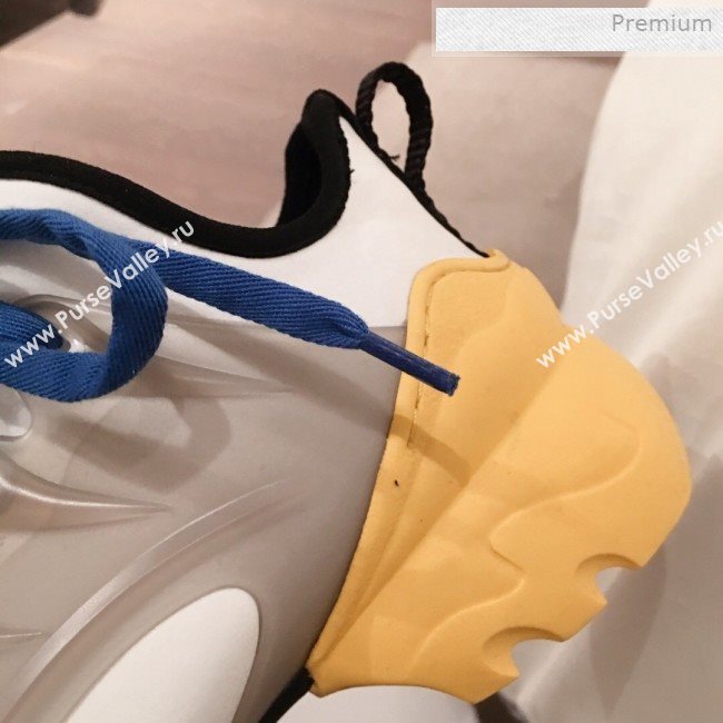 Dior D-Connect Neoprene Low-top Sneakers White/Blue 2019 (KL-0011638)