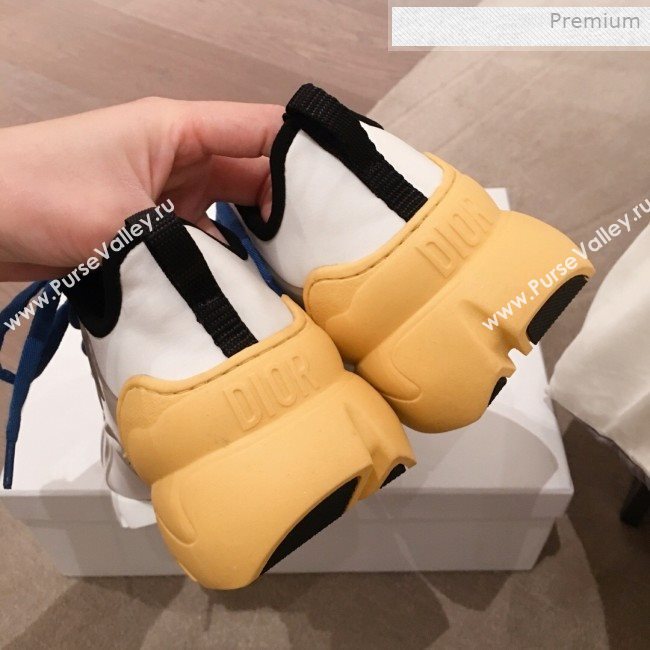 Dior D-Connect Neoprene Low-top Sneakers White/Blue 2019 (KL-0011638)