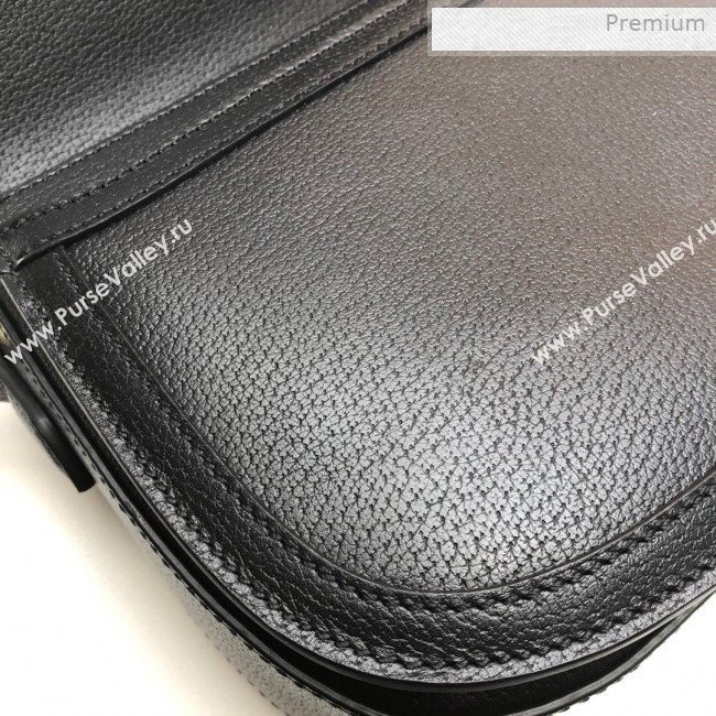 Gucci Ophidia Leather Small Shoulder Bag ‎601044 Black 2019 (DLH-0011708)