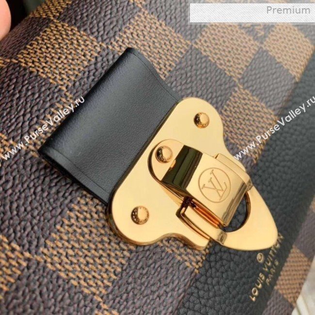 Louis Vuitton Vavin Damier Ebene Canvas Chain Wallet WOC N60221 Black 2019 (KI-0011510)
