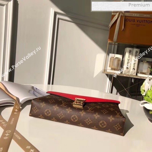 Louis Vuitton Pallas Chain Monogram Canvas Shoulder Bag M41201 Red  (KI-0011511)