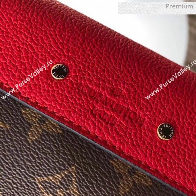 Louis Vuitton Pallas Chain Monogram Canvas Shoulder Bag M41201 Red  (KI-0011511)