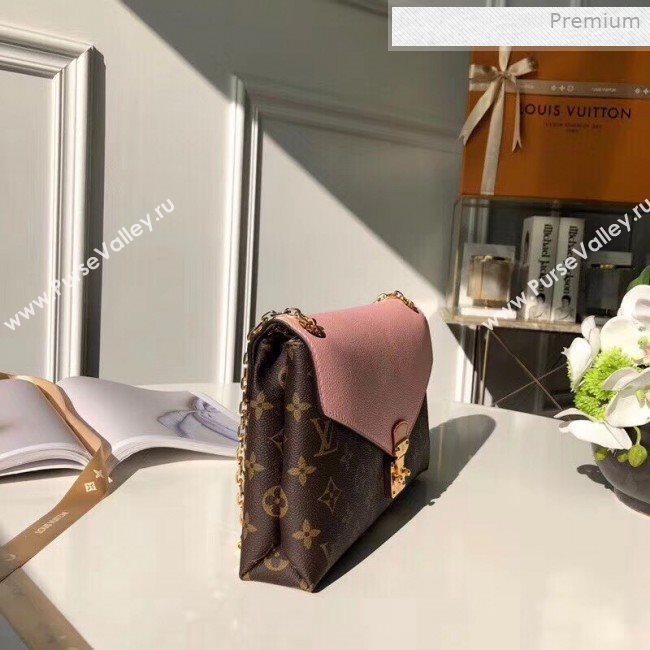 Louis Vuitton Pallas Chain Monogram Canvas Shoulder Bag M41200 Pink (KI-0011515)
