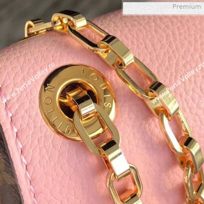 Louis Vuitton Pallas Chain Monogram Canvas Shoulder Bag M41200 Pink (KI-0011515)