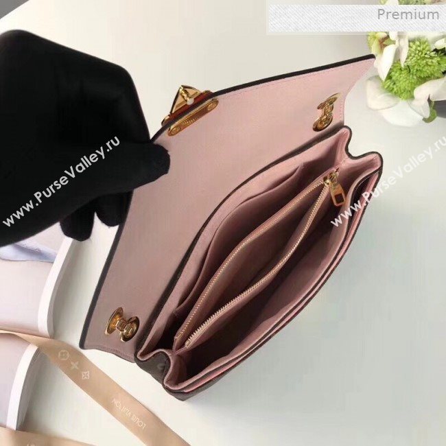 Louis Vuitton Pallas Chain Monogram Canvas Shoulder Bag M41200 Pink (KI-0011515)