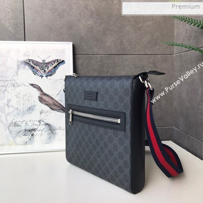 Gucci GG Black Messenger Shoulder Bag ‎474137 2019 (DLH-0011519)