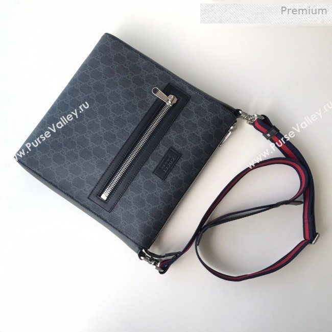 Gucci GG Black Messenger Shoulder Bag ‎474137 2019 (DLH-0011519)