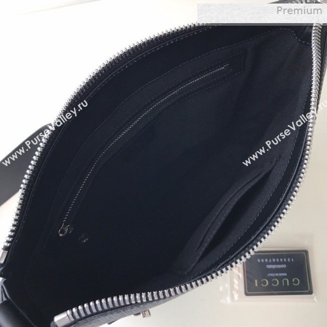 Gucci GG Black Messenger Shoulder Bag ‎474137 2019 (DLH-0011519)