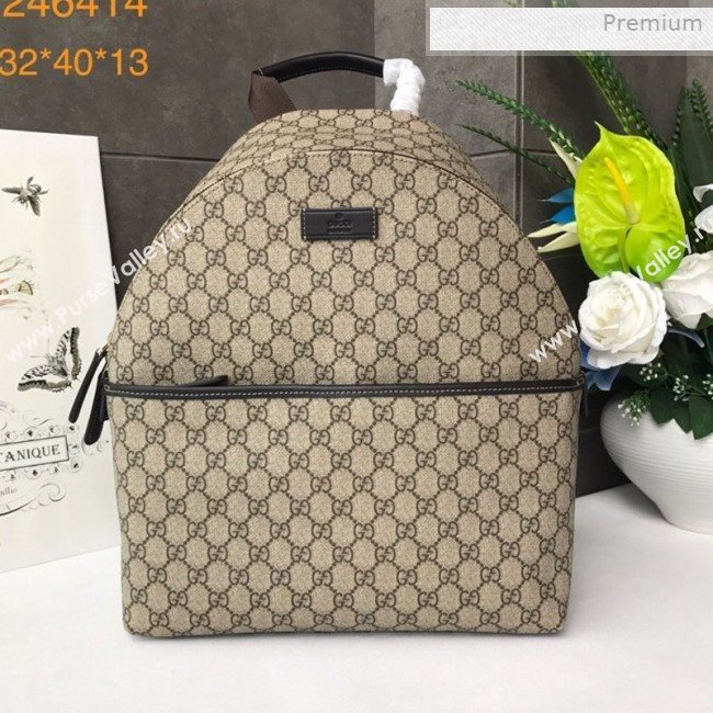 Gucci GG Backpack 246414 Beige 2019 (DLH-0011522)