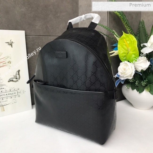 Gucci GG Fabric Backpack 246414 Black 2019 (DLH-0011523)