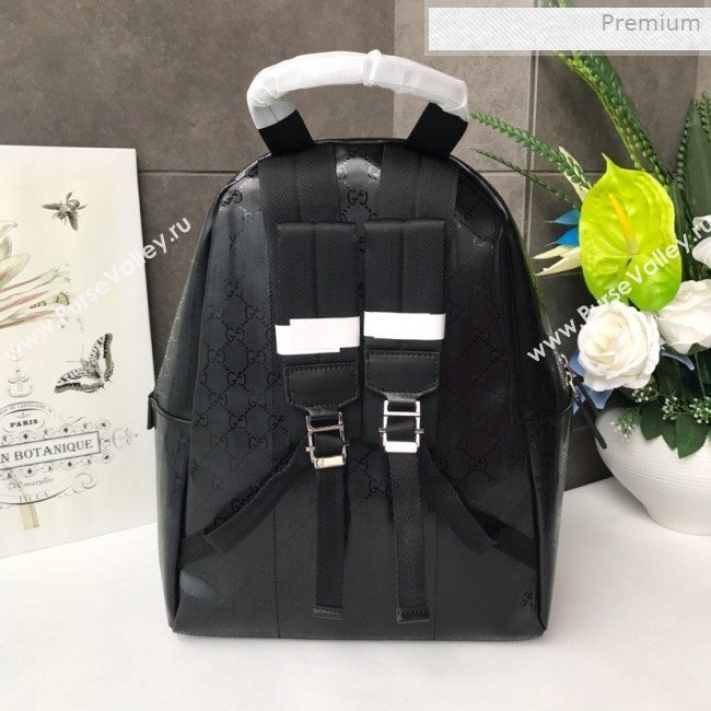 Gucci GG Fabric Backpack 246414 Black 2019 (DLH-0011523)