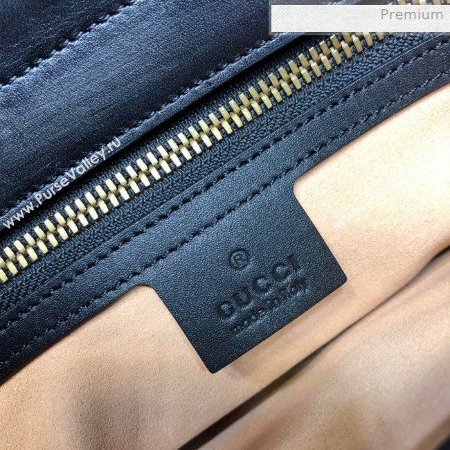 Gucci Ophidia Suede Medium Shoulder Bag 523354 Brown 2019 (DLH-0011531)