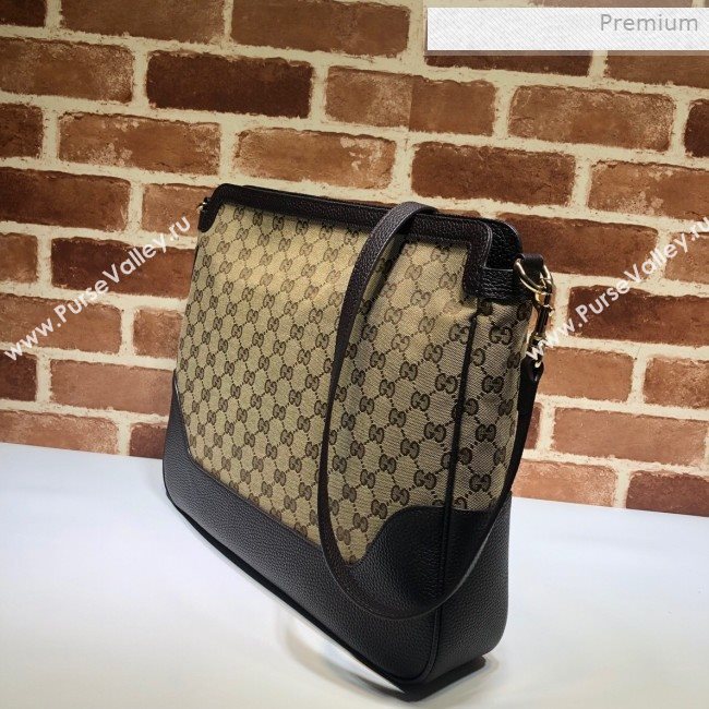 Gucci GG Large Shoulder Bag 498158 Beige 2019 (DLH-0011532)