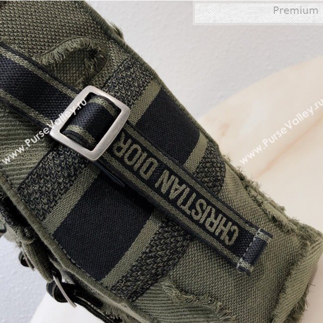 Dior Diorcamp Messenger Bag in Camouflage Embroidered Canvas Bag Green 2019 (XXG-0011535)