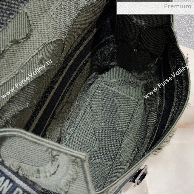 Dior Diorcamp Messenger Bag in Camouflage Embroidered Canvas Bag Green 2019 (XXG-0011535)