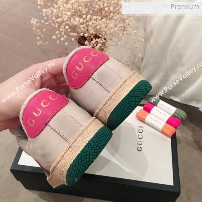 Gucci Screener GG Low-top Sneaker Pink 2019 (For Women and Men) (KL-0011601)