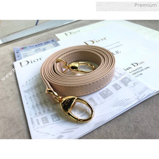 Dior Lady Dior Medium Bag in Cannage Lambskin Light Pink/Gold 2019 (XXG-0011723)