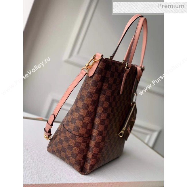 Louis Vuitton Skyline Damier Ebene Canvas Bucket Tote Bag N60294 Pink 2019 (KI-0011801)