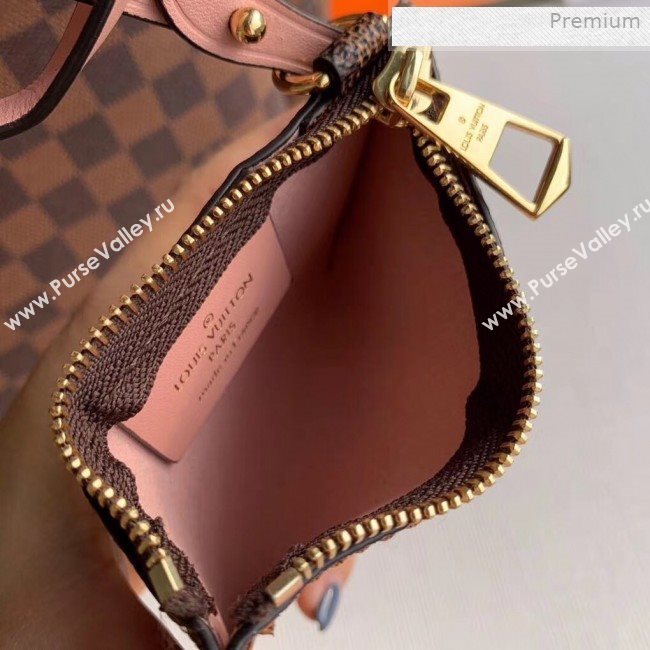 Louis Vuitton Skyline Damier Ebene Canvas Bucket Tote Bag N60294 Pink 2019 (KI-0011801)