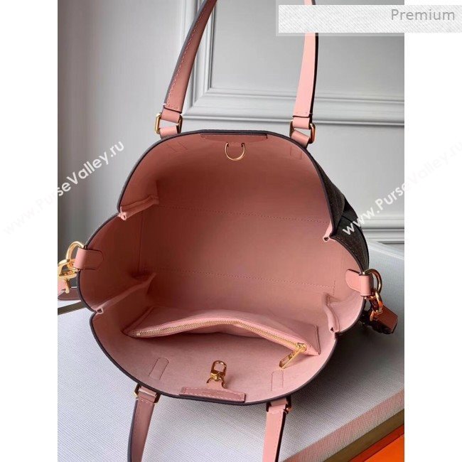 Louis Vuitton Skyline Damier Ebene Canvas Bucket Tote Bag N60294 Pink 2019 (KI-0011801)