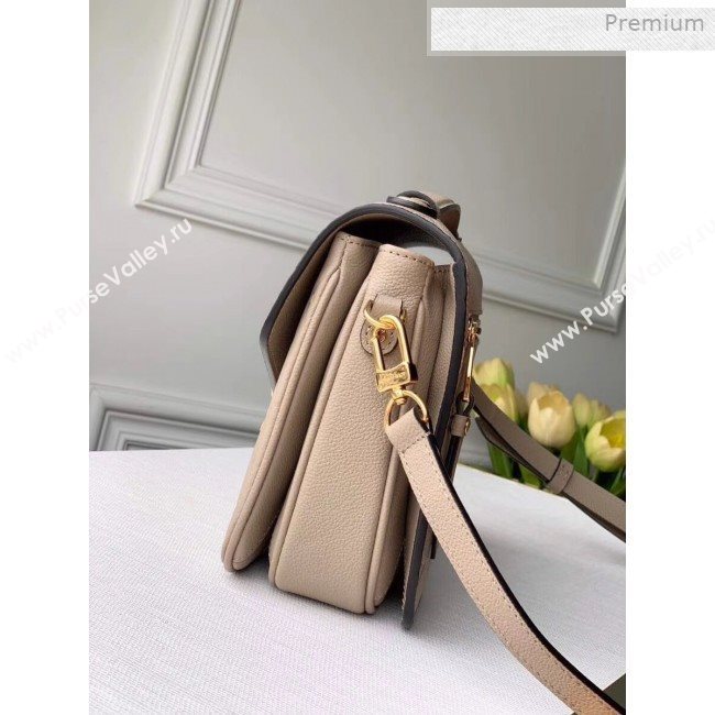 Louis Vuitton Pochette Métis Monogram Embossed Leather Shoulder Bag Beige Grey 2019 (KI-0011805)