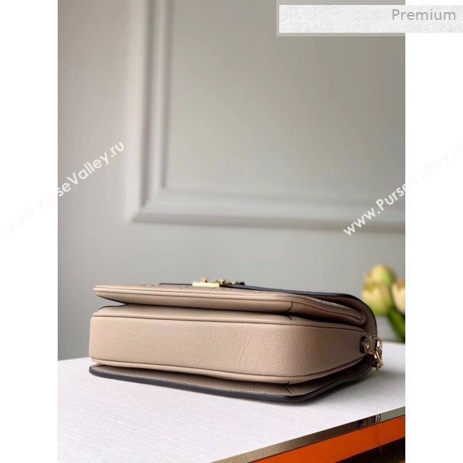 Louis Vuitton Pochette Métis Monogram Embossed Leather Shoulder Bag Beige Grey 2019 (KI-0011805)