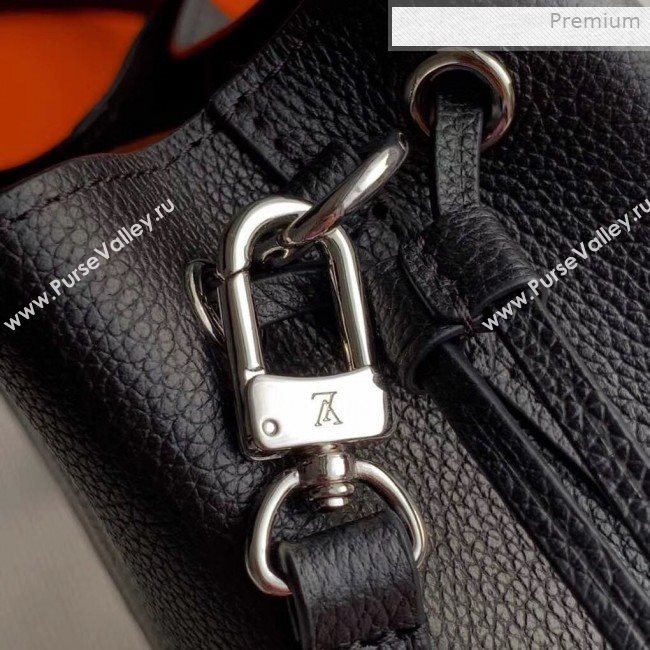 Louis Vuitton Nano Lockme Bucket Bag M68709 Black/Silver 2019 (KI-0011804)