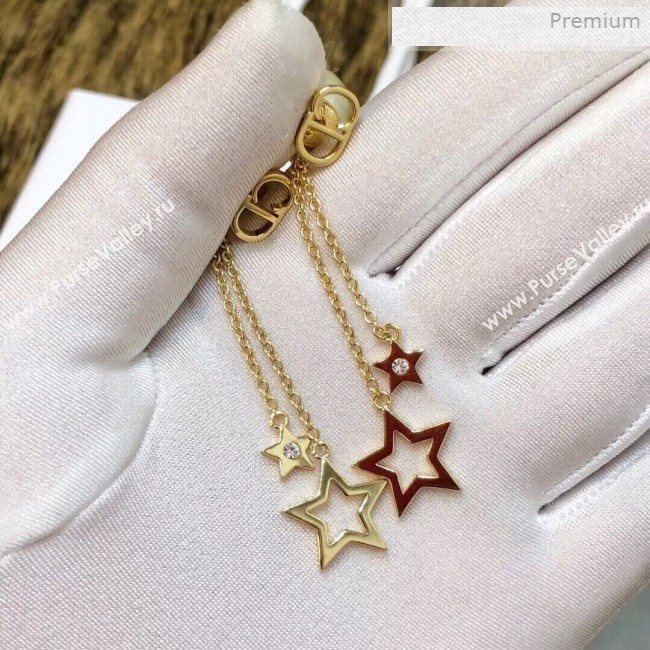 Dior Tribales Star Chain Earrings 2019 (JLD-0011809)