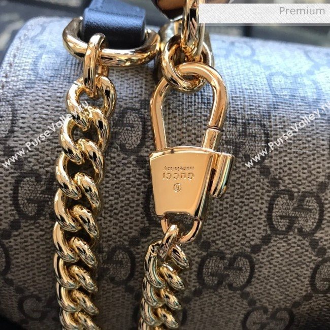 Gucci Padlock GG Small Bamboo Shoulder Bag ‎603221 Beige 2019 (DLH-9121012)