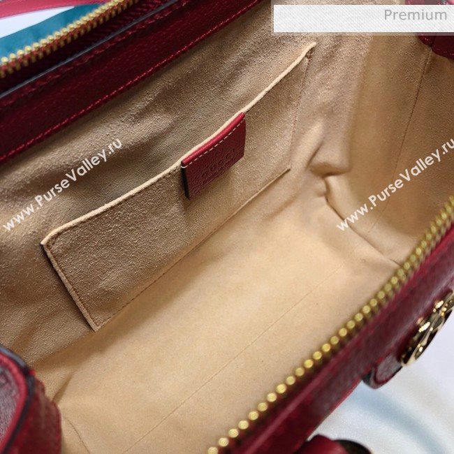 Gucci Ophidia GG Flora Small Tote Bag ‎‎547551 Red 2019 (DLH-9111217)