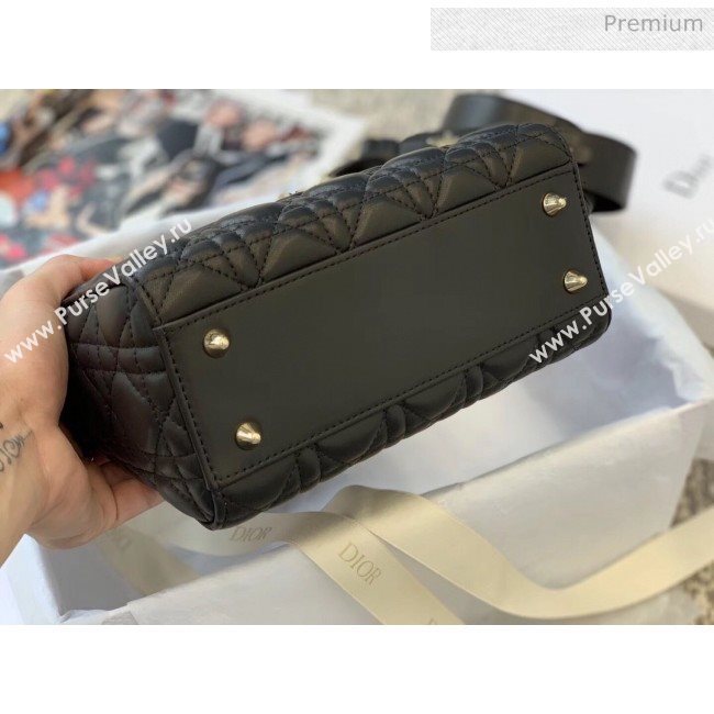 Dior MY ABCDior Medium Bag in Cannage Leather Black 2019 (XXG-9121422)