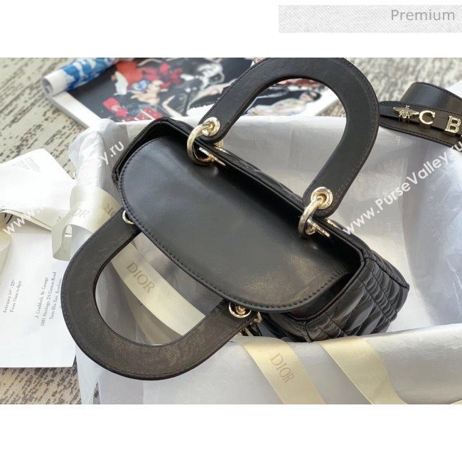 Dior MY ABCDior Medium Bag in Cannage Leather Black 2019 (XXG-9121422)