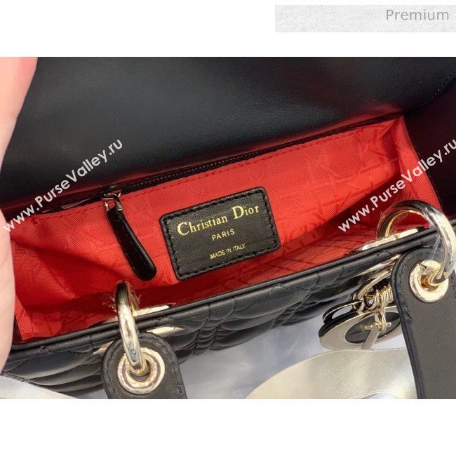 Dior MY ABCDior Medium Bag in Cannage Leather Black 2019 (XXG-9121422)