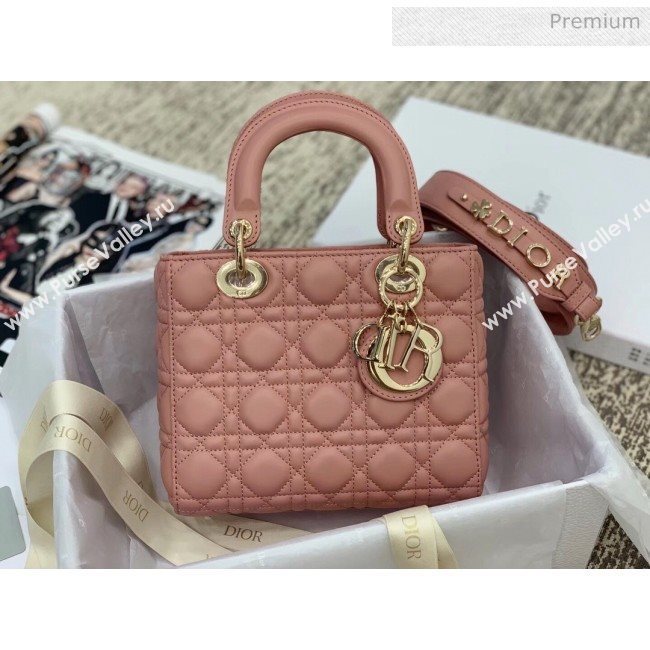 Dior MY ABCDior Medium Bag in Cannage Leather Pink 2019 (XXG-9121424)