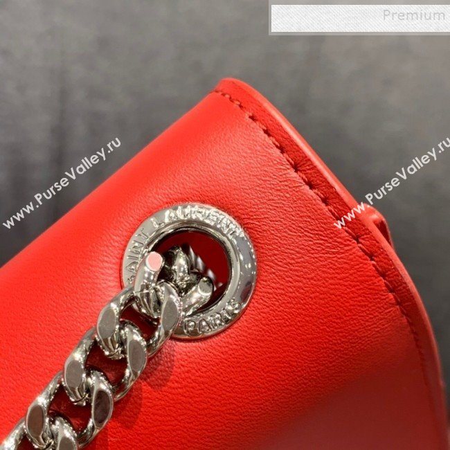 Saint Laurent Kate Medium with Tassel in Smooth Leather 354119 Red (JD-9120531)