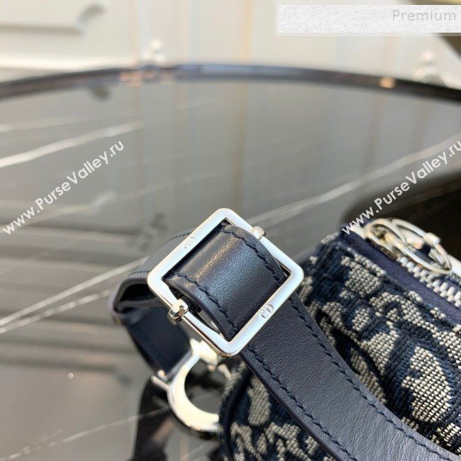 Dior Vintage Oblique Canvas Hobo Bag Blue 2019 (WP-9120540)