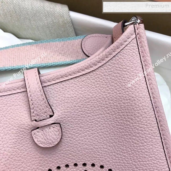 Hermes Evelyne Mini Bag in Original Togo Leather 17cm Pink  (xY-9120266)