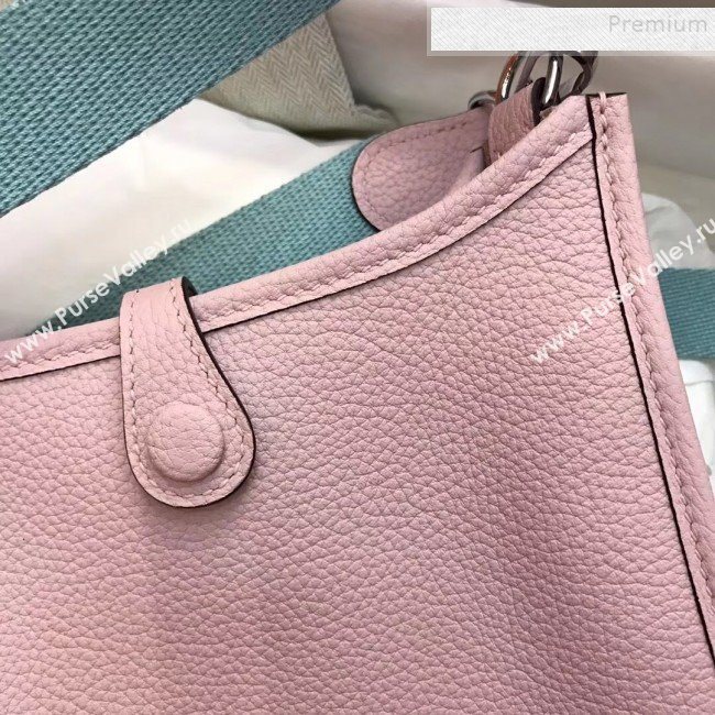 Hermes Evelyne Mini Bag in Original Togo Leather 17cm Pink  (xY-9120266)