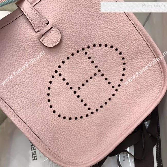 Hermes Evelyne Mini Bag in Original Togo Leather 17cm Pink  (xY-9120266)