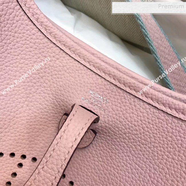 Hermes Evelyne Mini Bag in Original Togo Leather 17cm Pink  (xY-9120266)