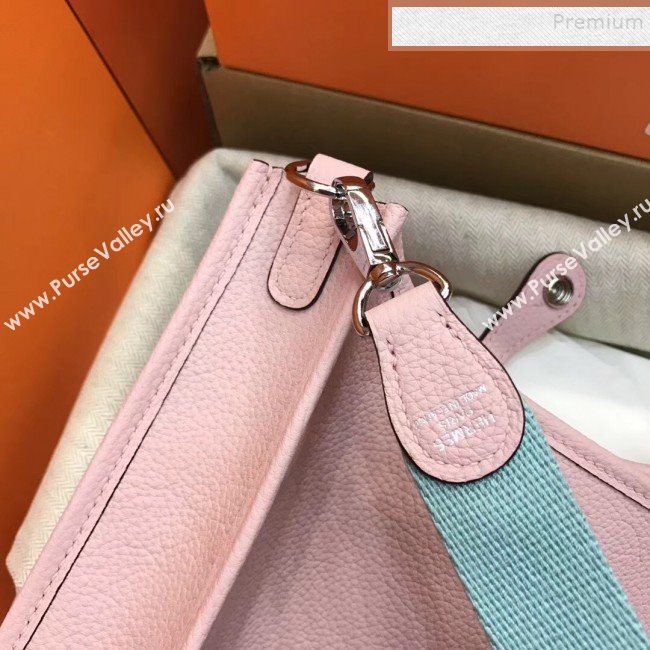 Hermes Evelyne Mini Bag in Original Togo Leather 17cm Pink  (xY-9120266)