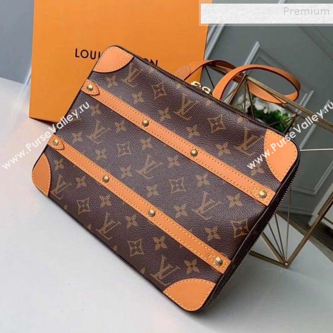 Louis Vuitton Soft Trunk Messenger PM Monogram Canvas Shoulder Bag M68494 2019 (KIKI-9120406)