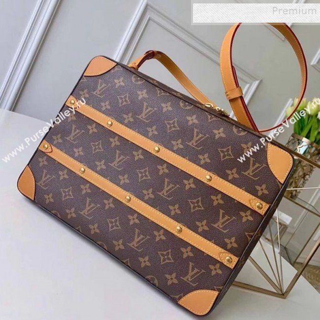 Louis Vuitton Soft Trunk Messenger MM Monogram Canvas Shoulder Bag M44754 2019 (KIKI-9120407)